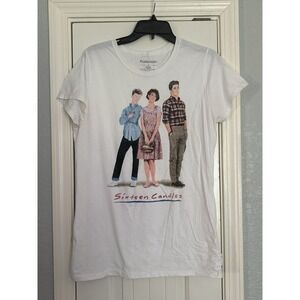 Sixteen Candles Movie Graphic T-Shirt Women's White 80s‎ Cult Classic Film XL